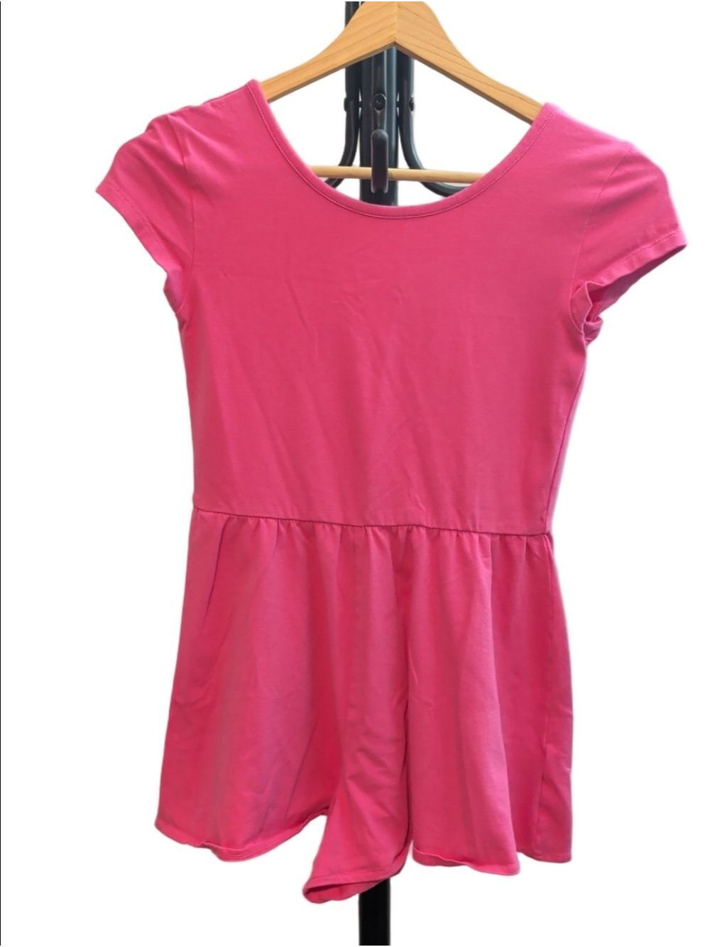 Gap Kids Girls Size 12 XL Happy Pink Short Sleeve Skort Romper Twirl Dress